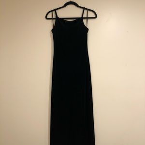 Vintage long velvet dress
